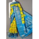 PDLSKBRS5Y10EDCC08- Kanchi border Ikat silk saree
