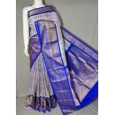 PDLSKBRS5Y10EDCC15- Kanchi border Ikat silk saree