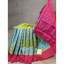 PGMRILWS5Y10SFCD09- light weight Ikat silk saree