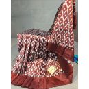 PGMRILWS5Y10SFCD15- light weight Ikat silk saree