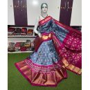 PSRGIDSS5Y09BBCD19- Ikat silk saree