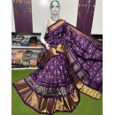 PSRGIDSS5Y09BBCD40- Ikat silk saree