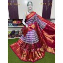 PSRGKBRS5Y08FSDC11- Kanchi border Ikat silk saree