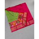 PSSIZSLG5Y08IBDC12- Zero Size Ikat Silk Lehenga