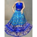 PGMRFSLG5Y18SZCD07- Free Size Ikat Silk Lehenga