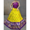 PGMRFSLG5Y18SZCD13- Free Size Ikat Silk Lehenga