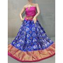 PGMRFSLG5Y18SZCD14- Free Size Ikat Silk Lehenga