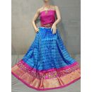 PGMRFSLG5Y18SZCD15- Free Size Ikat Silk Lehenga