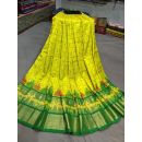 PGMRFSLG5Y18SZCD39- Free Size Ikat Silk Lehenga