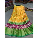 PGMRFSLG5Y18SZCD45- Free Size Ikat Silk Lehenga