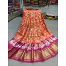 PGMRFSLG5Y18SZCD48- Free Size Ikat Silk Lehenga