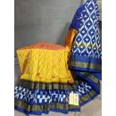 PGMRILWS5Y12XEDC42- light weight Ikat silk saree