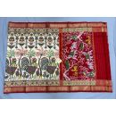 PPISIDSS5Y11SSDC13- Ikat silk saree