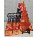 PSHLIDSS5Y12NCDD01- Ikat silk saree