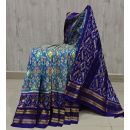 PSHLIDSS5Y12NCDD04- Ikat silk saree