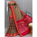 PSNTIDSS5Y10NDDC17- Ikat silk saree