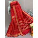 PSNTIDSS5Y10NDDC26- Ikat silk saree