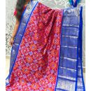 PSPHKBRS5Y12FDDC05- Kanchi border Ikat silk saree