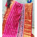 PSPHKBRS5Y12FDDC11- Kanchi border Ikat silk saree
