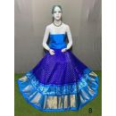 PSRGFSLG5Y11SZDC02- Free Size Ikat Silk Lehenga