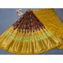 PSRGFSLG5Y11SZDC15- Free Size Ikat Silk Lehenga
