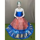 PSRGFSLG5Y11SZDC20- Free Size Ikat Silk Lehenga