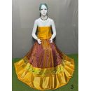 PSRGFSLG5Y11SZDC28- Free Size Ikat Silk Lehenga