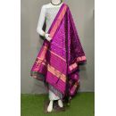 PSRGSDST5Y12FFCD33- Ikat Silk dupatta with Ikat sico top