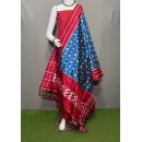 PSRGSDST5Y12FFCD37- Ikat Silk dupatta with Ikat sico top