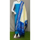 PSRGSDST5Y12FFCD56- Ikat Silk dupatta with Ikat sico top