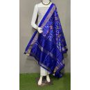 PSRGSDST5Y12FFCD59- Ikat Silk dupatta with Ikat sico top