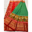 PSNTKBRS5Y20CSCC07- Kanchi border Ikat silk saree