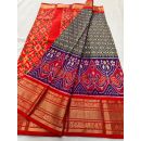 PSNTKBRS5Y20CSCC08- Kanchi border Ikat silk saree