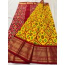 PSNTKBRS5Y20CSCC09- Kanchi border Ikat silk saree