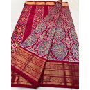 PSNTKBRS5Y20CSCC15- Kanchi border Ikat silk saree