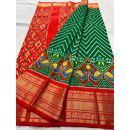 PSNTKBRS5Y20CSCC20- Kanchi border Ikat silk saree