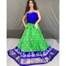 PSSIFSLG5N01SZCD20- Free Size Ikat Silk Lehenga