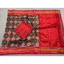 PSSISDST5N05FSDC18- Ikat Silk dupatta with Ikat sico top