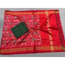 PSSISDST5Y21FSDC49- Ikat Silk dupatta with Ikat sico top