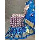 PGMRIDSS5N03BIDC38- Ikat silk saree