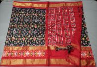 PALUIDSS5Y05NCCD05- Ikat silk saree