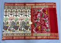 PPISIDSS5Y11SSDC13- Ikat silk saree
