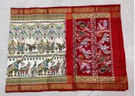PPISIDSS5Y11SSDC14- Ikat silk saree