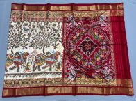 PPISIDSS5Y11SSDC08- Ikat silk saree