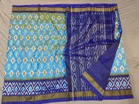 PGMRILWS5A07XECD02- light weight Ikat silk saree