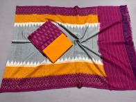 PSSIC3PP5A05IZSD01- Double ikat cotton salwar set