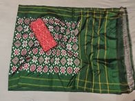 PGMRSDST5A06FSDD03- Ikat Silk dupatta with Ikat sico top