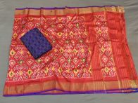 PGMRSDST5A06FSDD11- Ikat Silk dupatta with Ikat sico top