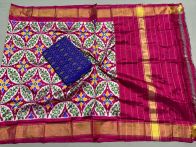 PSSISDST5A08FSDC16- Ikat Silk dupatta with Ikat sico top