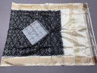 PSSISDST5A08FSDC29- Ikat Silk dupatta with Ikat sico top